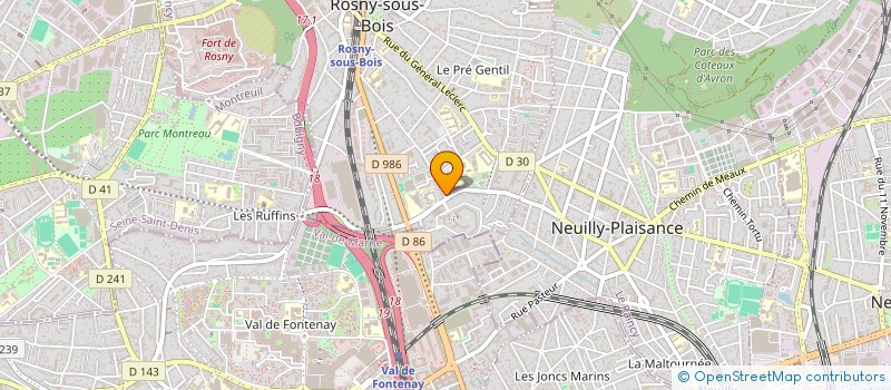 localisation de l'entreprise MAISON PERSEVERANCE à ROSNY-SOUS-BOIS