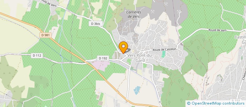 localisation de l'entreprise MAISON PERSINE  VERS-PONT-DU-GARD