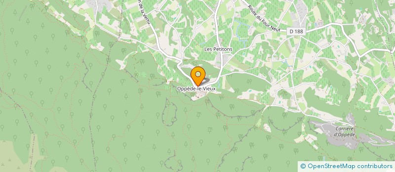 localisation de l'entreprise MAISON PETIT CAFE DES JEANNE  OPPEDE