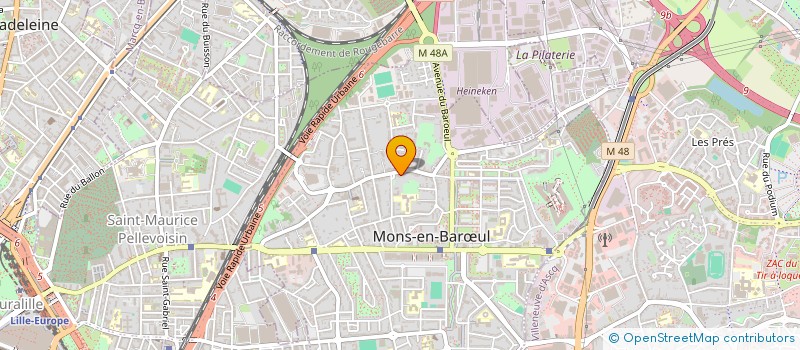 localisation de l'entreprise MAISON PETIT CHAT  MONS-EN-BARUL