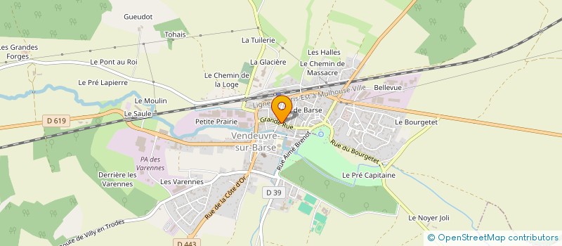 localisation de l'entreprise MAISON PEUTAT à VENDEUVRE-SUR-BARSE