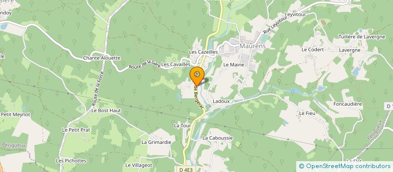 localisation de l'entreprise MAISON PEYREY  EYRAUD-CREMPSE-MAURENS