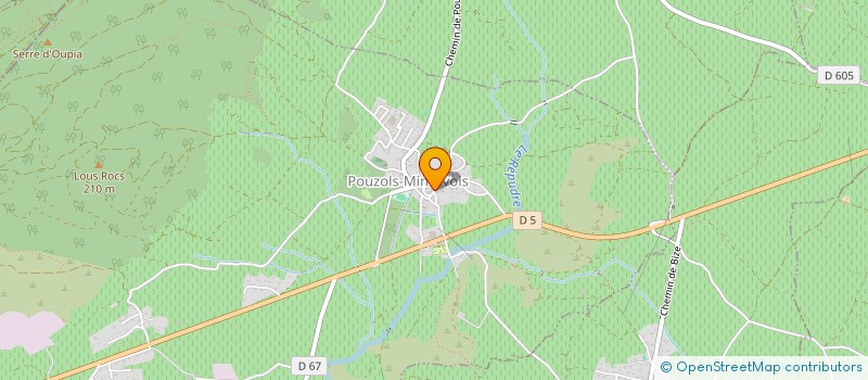 localisation de l'entreprise MAISON PHILIA  POUZOLS-MINERVOIS