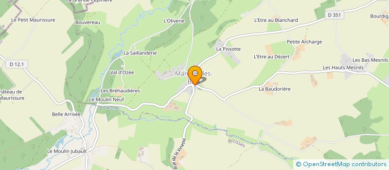 localisation de l'entreprise MAISON PIERRE GUILLAUME à ARCISSES
