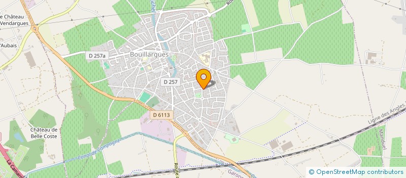 localisation de l'entreprise MAISON PINATELLE  BOUILLARGUES