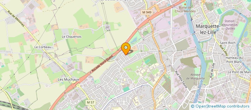 localisation de l'entreprise MAISON PINCEE  MARQUETTE-LEZ-LILLE