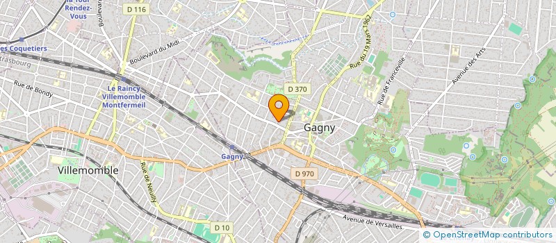 localisation de l'entreprise MAISON PINHAL à GAGNY