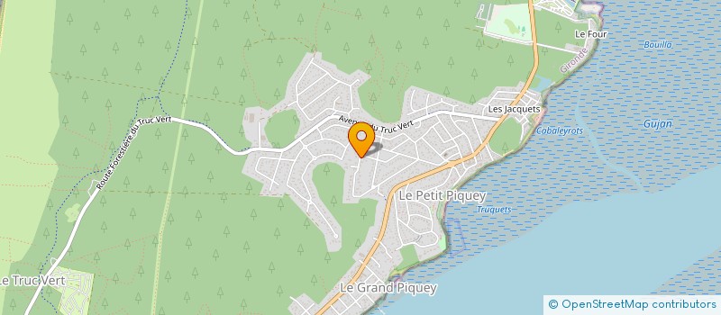 localisation de l'entreprise MAISON PIQUEY à LEGE-CAP-FERRET