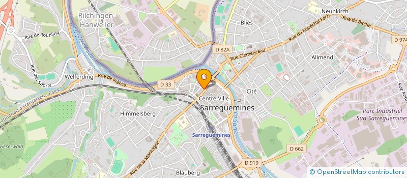 localisation de l'entreprise MAISON PIVOINE à SARREGUEMINES