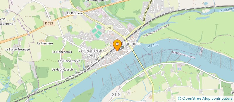 localisation de l'entreprise MAISON PLAUT  INGRANDES-LE-FRESNE-SUR-LOIRE