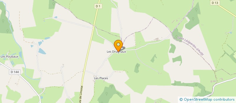 localisation de l'entreprise MAISON PLOUSEY DUCROT  SAINT LEOPARDIN D'AUGY