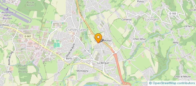 localisation de l'entreprise MAISON PLUS à CRANVES-SALES