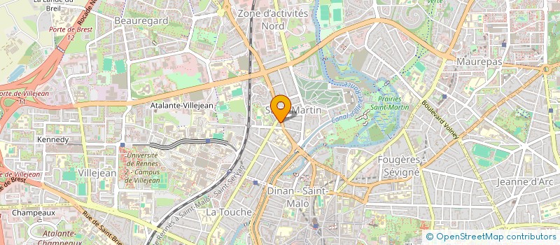 localisation de l'entreprise MAISON POIRIER à RENNES