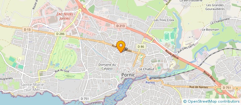 localisation de l'entreprise MAISON PORNIC  PORNIC