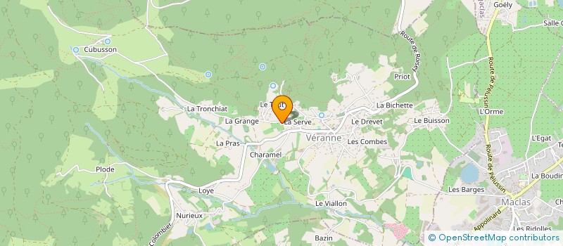 localisation de l'entreprise MAISON POULA  VERANNE