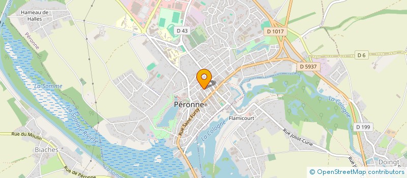 localisation de l'entreprise MAISON POUR L ENTR L EMPLOI ET FORMATION SANTERRE HTE SOMME à PERONNE