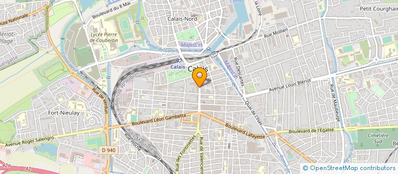 localisation de l'entreprise MAISON POUR TOUS à CALAIS