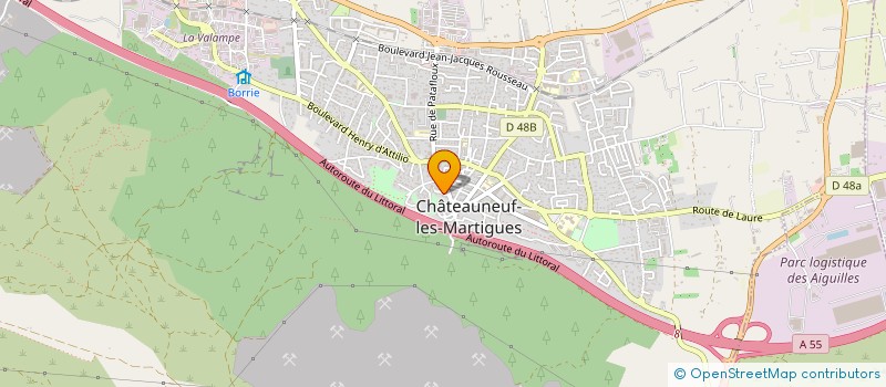 localisation de l'entreprise MAISON POUR TOUS à CHATEAUNEUF-LES-MARTIGUES