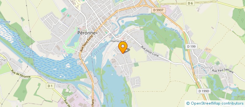 localisation de l'entreprise MAISON POUR TOUS  PERONNE