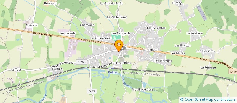 localisation de l'entreprise MAISON POUR TOUS à POLLIAT