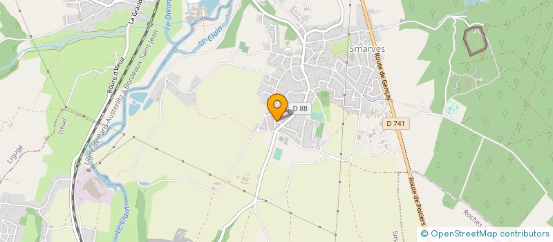 localisation de l'entreprise MAISON POUR TOUS à LIGUGE