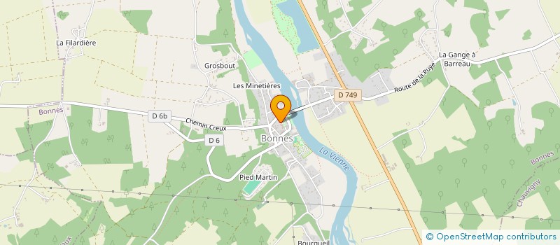 localisation de l'entreprise MAISON POUR TOUS à BONNES