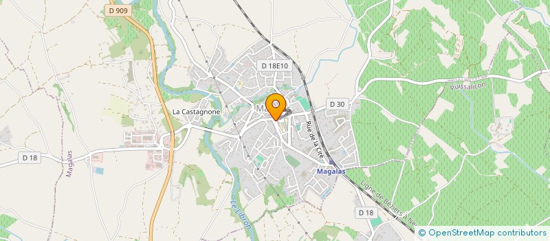 localisation de l'entreprise MAISON POUR TOUS à MAGALAS