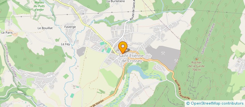 localisation de l'entreprise MAISON POUR TOUS  SAINT-ETIENNE-DE-CROSSEY