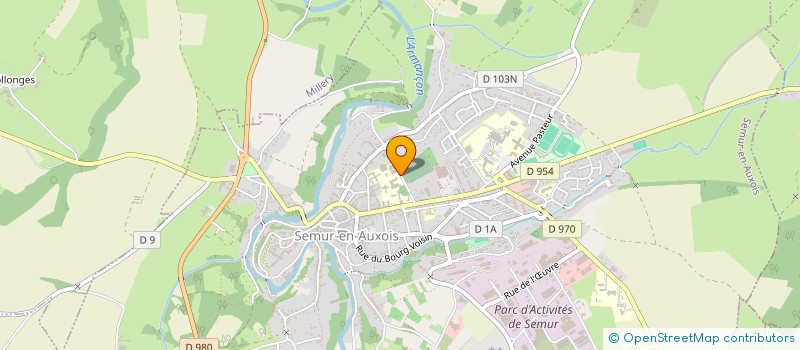 localisation de l'entreprise MAISON POUR TOUS à SEMUR-EN-AUXOIS