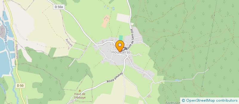 localisation de l'entreprise MAISON POUR TOUS  HOUSSERAS