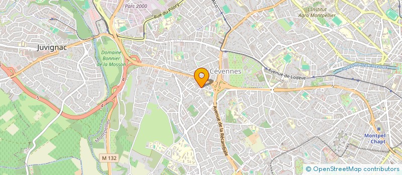 localisation de l'entreprise MAISON POUR TOUS ANDRE CHANSON à MONTPELLIER