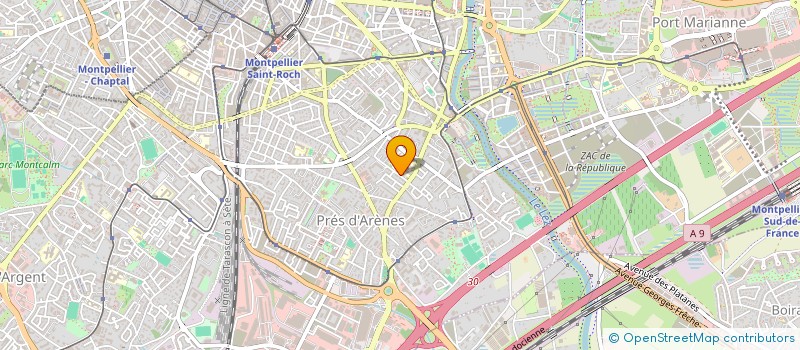 localisation de l'entreprise MAISON POUR TOUS BORIS VIAN à MONTPELLIER