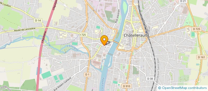 localisation de l'entreprise MAISON POUR TOUS CHATEAUNEUF CTRE SOCIO à CHATELLERAULT