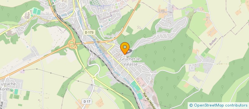 localisation de l'entreprise MAISON POUR TOUS DE GRUCHET LE VALASSE  GRUCHET-LE-VALASSE