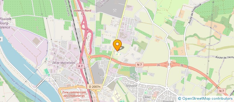 localisation de l'entreprise MAISON POUR TOUS DE L'ARMAILLER à BOURG-LES-VALENCE