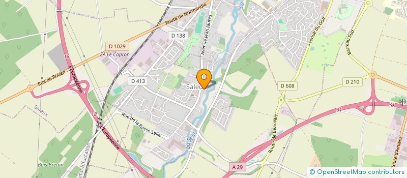 localisation de l'entreprise MAISON POUR TOUS DE SALEUX à SALEUX