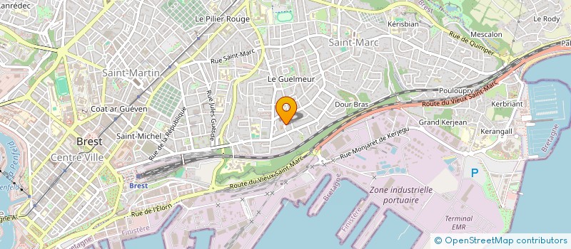localisation de l'entreprise MAISON POUR TOUS DU GUELMEUR à BREST