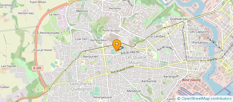 localisation de l'entreprise MAISON POUR TOUS DU VALY-HIR à BREST
