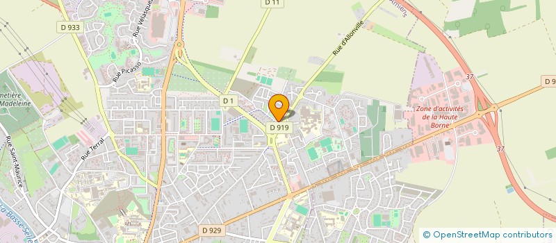 localisation de l'entreprise MAISON POUR TOUS FAFET  AMIENS