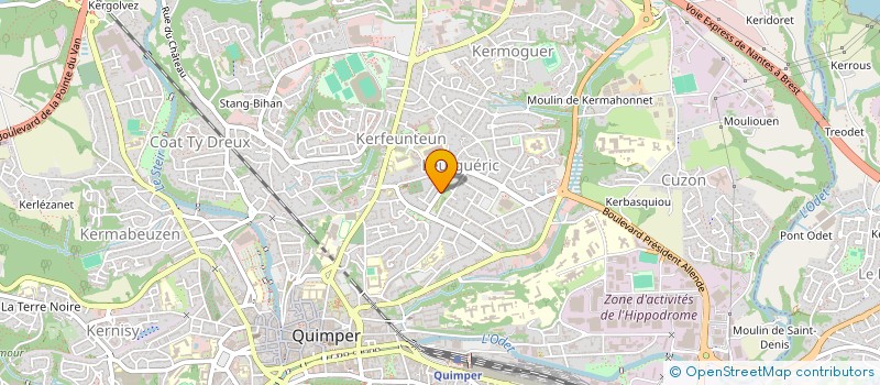 localisation de l'entreprise MAISON POUR TOUS KERFEUNTEUN à QUIMPER