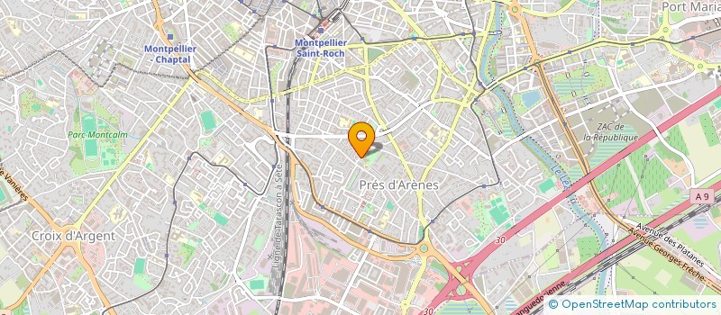 localisation de l'entreprise MAISON POUR TOUS L ESCOUTAIRE à MONTPELLIER