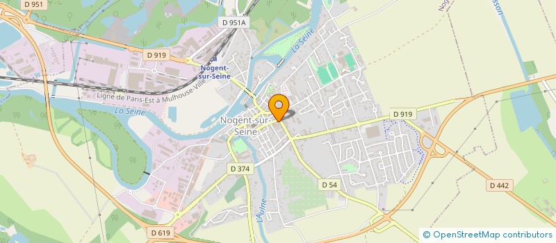 localisation de l'entreprise MAISON POUR TOUS MJC MPT à NOGENT-SUR-SEINE