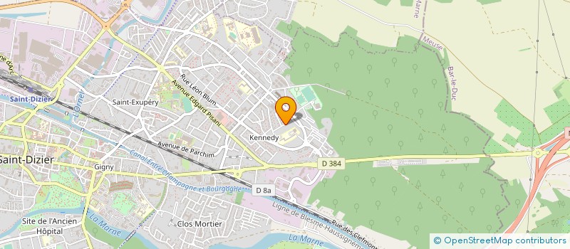 localisation de l'entreprise MAISON POUR UN ACCUEIL SOLIDAIRE à SAINT-DIZIER