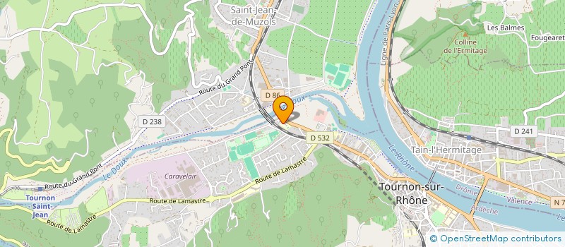 localisation de l'entreprise MAISON POUR VIVRE à TOURNON-SUR-RHONE