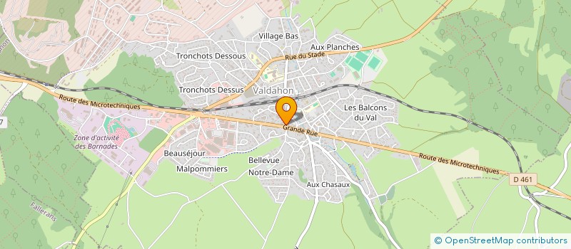 localisation de l'entreprise MAISON POURET  VALDAHON