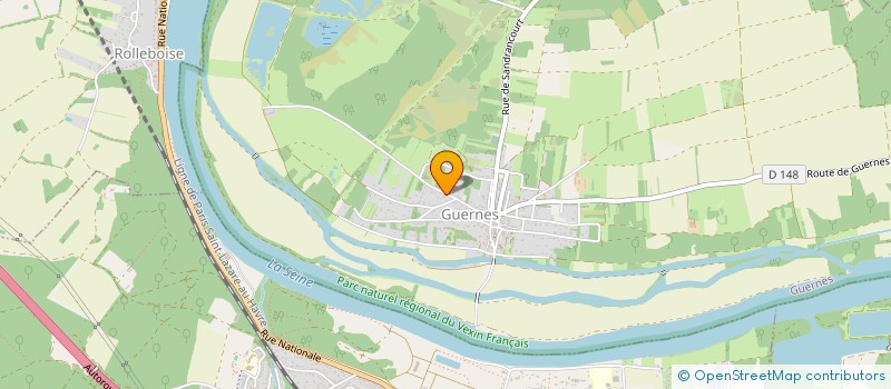 localisation de l'entreprise MAISON POYER  GUERNES