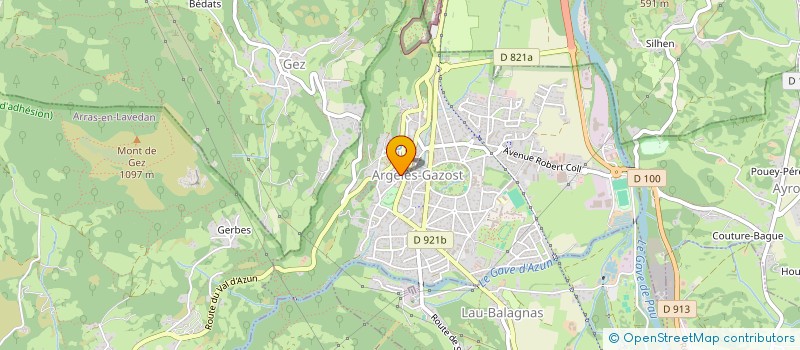 localisation de l'entreprise MAISON PRATDESSUS  ARGELES-GAZOST