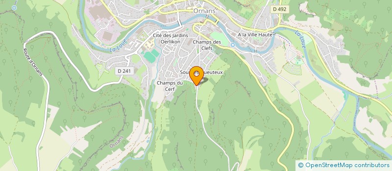 localisation de l'entreprise MAISON PRESTIGE à ORNANS