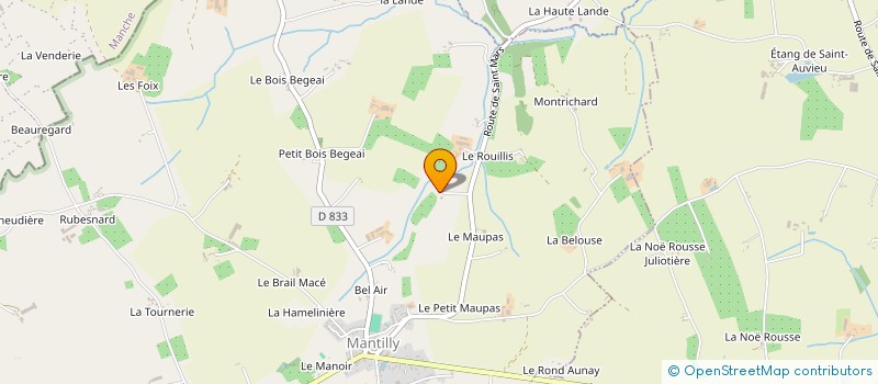 localisation de l'entreprise MAISON PRIMITIVE à SAINT-ROCH-SUR-EGRENNE