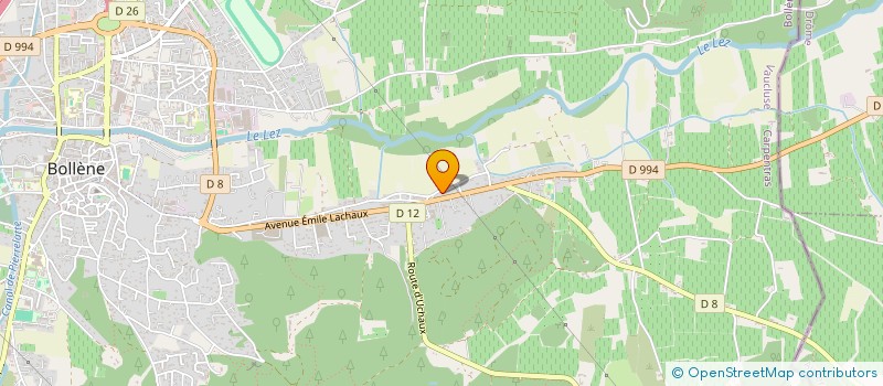 localisation de l'entreprise MAISON PRO CONSTRUCTION à BOLLENE